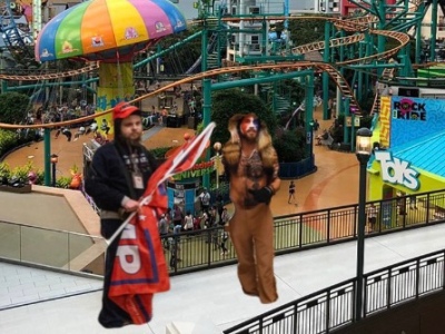 Self-Proclaimed Patriots Storm Nickelodeon Universe In Protest Of Shutdown