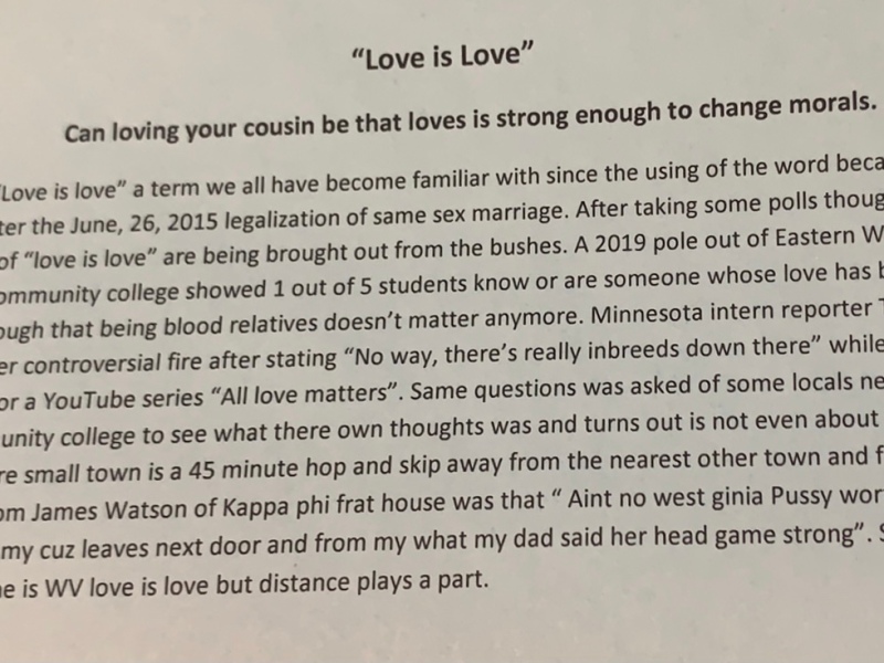 “Love Is Love” Can Loving Your Cousin Be Strong Enough To Change Morals?